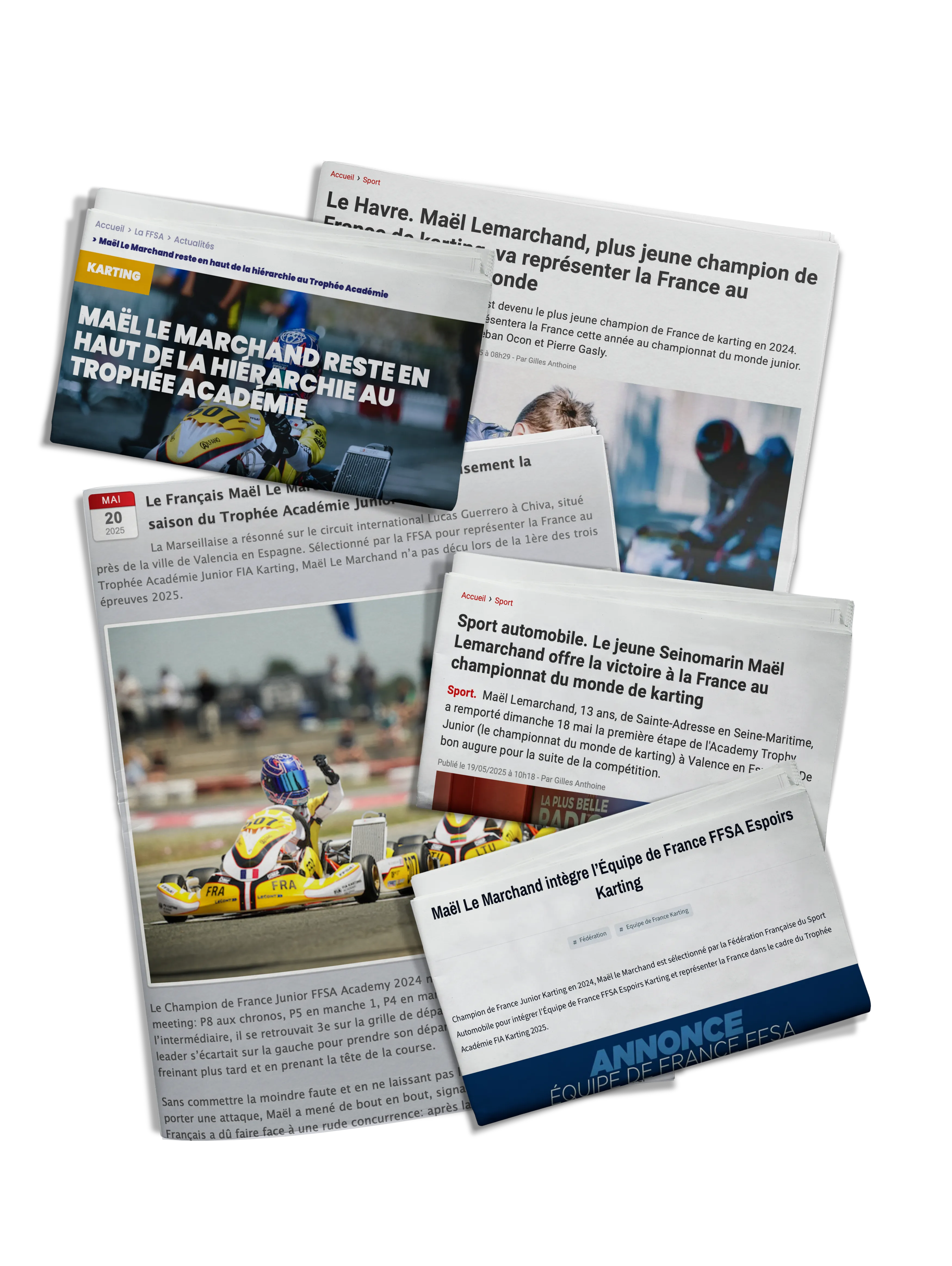 Press coverage of Maël Le Marchand